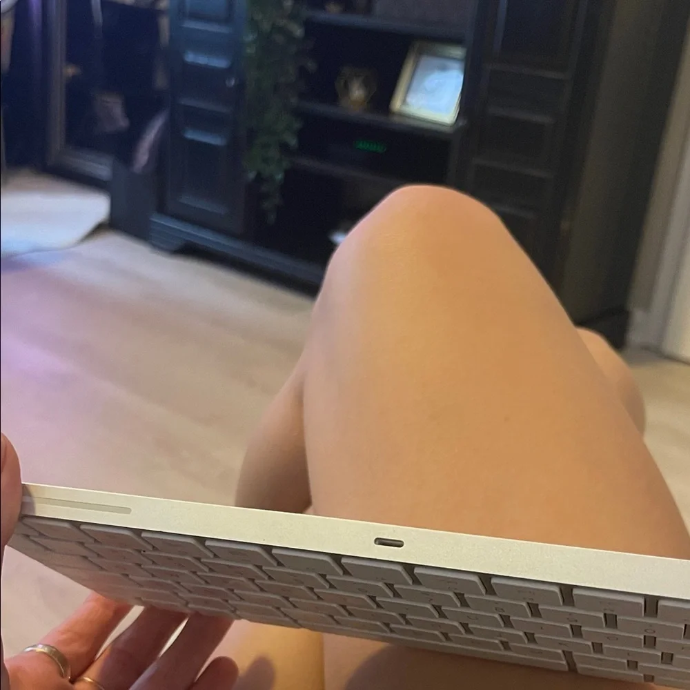 Wireless White Apple Keyboard